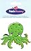 PatchMommy Octopus Patch, Iron On/Sew On - Appliques for Kids Children