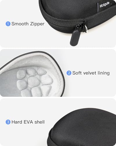 Mckgute Travel Carrying Case Replacement for Logitech MX Master 4 / MX Master 3S / Master 3 / Master 2S Advanced Computer Wireless Mouse- Upgrade Version No Shake - 2