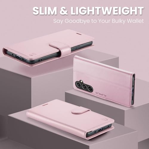 FLIPALM Wallet Case for Samsung Galaxy A17 5G, Pink by FLIPALM - Used condition - Image 6