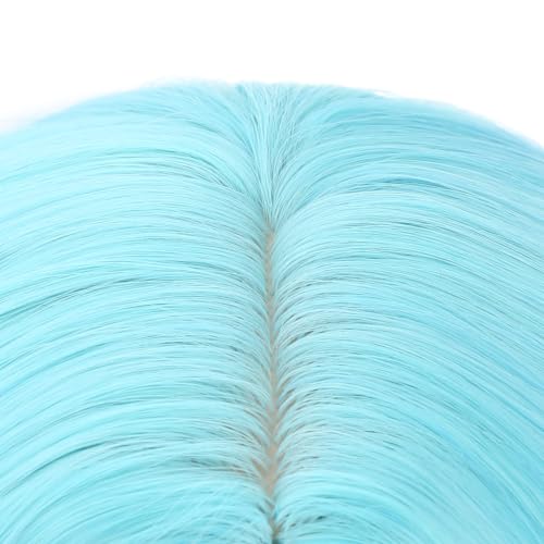 Image of Rainbow Wig for Kids Girls Long Colorful Wavy Curly Wig Children Multi Color Middle Part Wigs Heat Resistant Synthetic Wigs with Cap