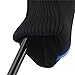 Andux Mesh Golf Hybrid Club Head Covers with Dial No. Tags 4pcs/Set (All The Same Size) Black/Blue