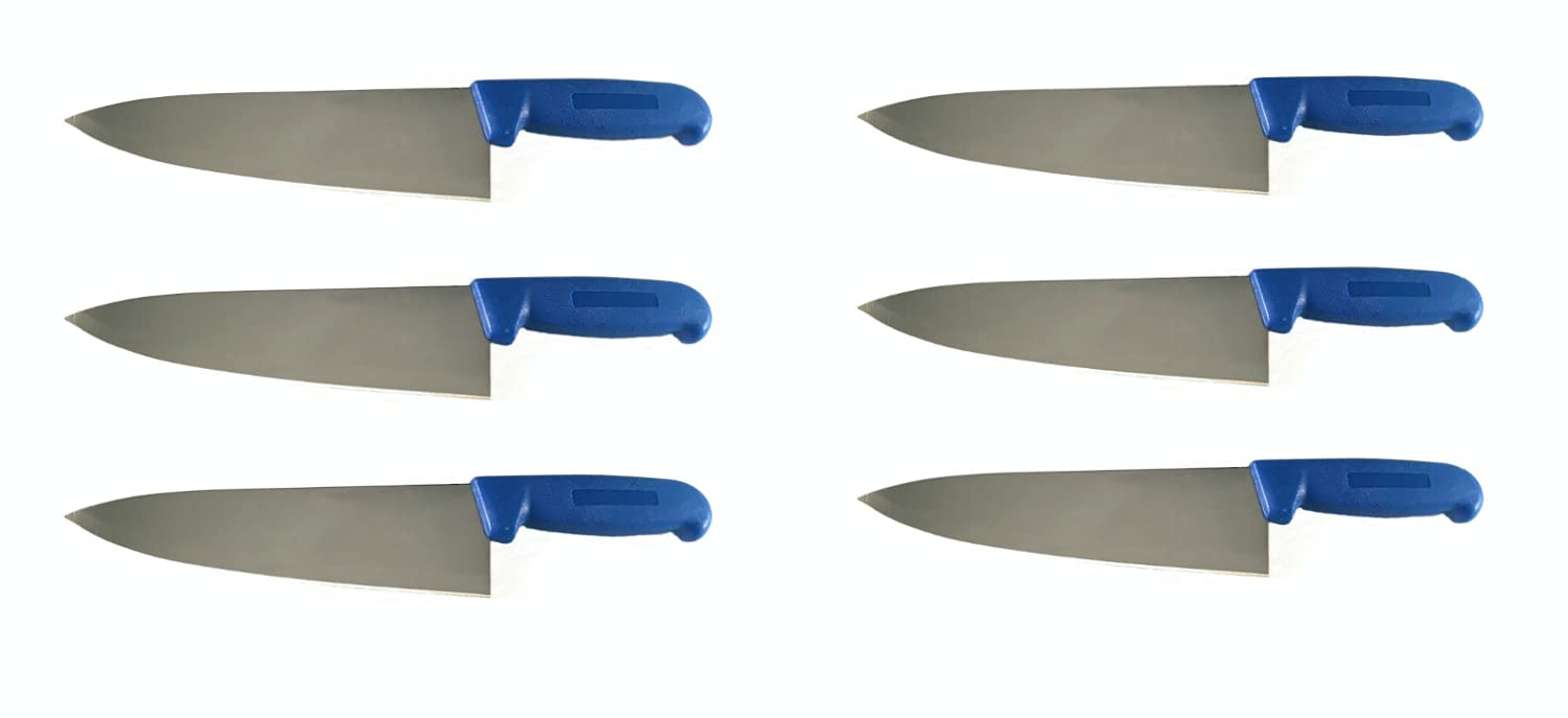 8" Chef Knife Assorted Colors and Packs - Razor Sharp Commercial Kitchen Cutlery - Cook's Knives (Mixed - 1 of Each Color) — Amazon image 14