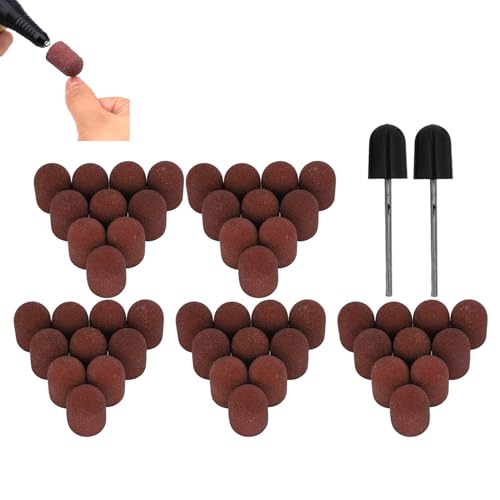Capuchons de ponçage pour nail art grain 120 anti usure précoce