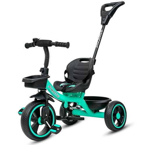 Amazon Brand - Symactive Tricycle for Kids | Plug N Play | Baby C...