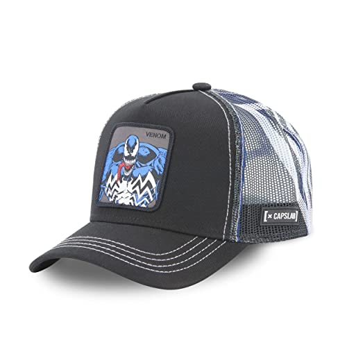 Capslab Unisex Marvel Venom Trucker Cap Black/White One Size Cover