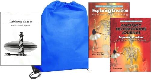 Exploring Creation with Human Anatomy and Physiology w/ Notebooking Journal homeschool kit in a bag