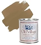 Acrylic Latex Paint, Valley Forge Mustard, 1 Quart