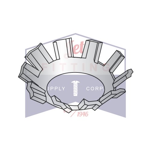 10 Countersunk External Tooth Lock Washers | 18-8 Stainless Steel (Quantity: 1000)