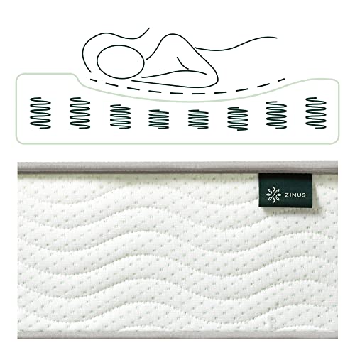 Zinus 8 Inch Foam And Springmattress / Certipur-Us Certified Foams /Mattress-In-A-Box, Full #TOP3