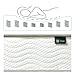 ZINUS 8 Inch Foam and Spring Mattress, Twin, CertiPUR-US Certified Foams, Mattress in A Box, White