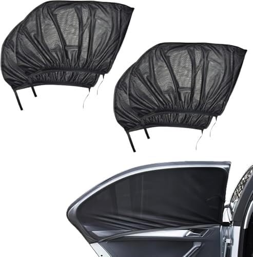 Sonnenschutz Auto Auto-Seitenfenster-Sonnenschutz Für Grand Für Scenic, dehnbares, atmungsaktives Netzmaterial, Autozubehör