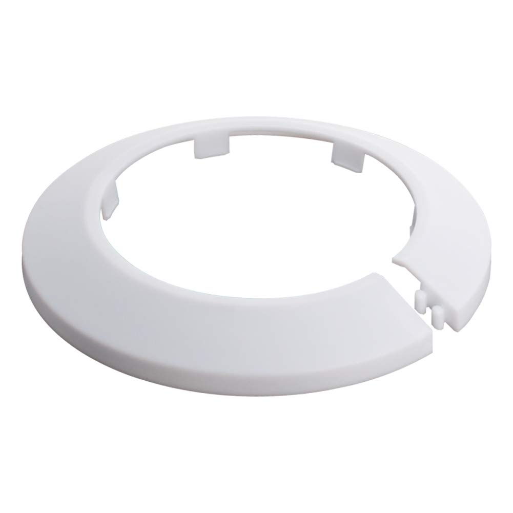 MroMax Fit 1.57 White Plastic PP Pipe Cover, 40mm 4Pcs Flange Water Pipe Radiator Decoration Escutcheon, Snap-On Cap for Sink Drain and Vent Pipes, to Hide Gaps and Update Plumbing Look MroMax Fit 1.57 White Plastic PP Pipe Cover, 40mm 4Pcs Flange Water Pipe Radiator Decoration Escutcheon, Snap-On Cap for Sink Drain and Vent Pipes, to Hide Gaps and Update Plumbing Look