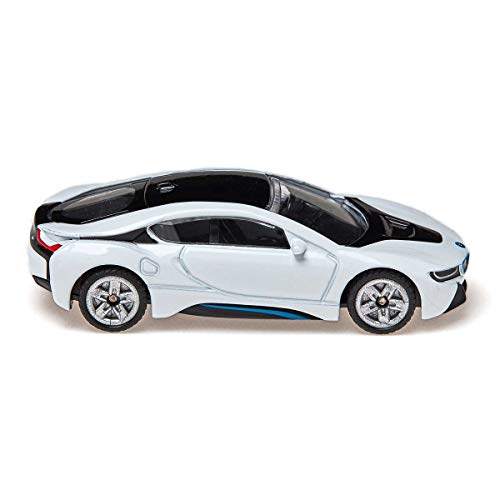 siku 1458, BMW i8, Metall/Kunststoff, Schwarz/Weiß, Spielzeugauto für Kinder – Bild 3
