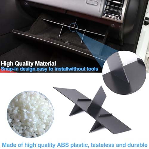 Organizador para guantera ABS negro miniatura 5