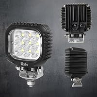 HELLA Valuefit S3000 LED Arbeitsscheinwerfer 12V - 24V 3000 Lumen Wasserdicht IP67: Weitreichende Ausleuchtung Offroad Scheinwerfer für Traktor SUV UTV ATV - 1GA 357 109-012 – Ansicht 4