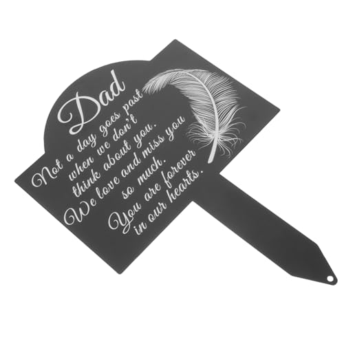 VANZACK Décorations De Cimetière Ornements Ornement De Cimetière Piquet De Jardin pour Défunt Piquet Décoratif Décoration Extérieure Panneau Halloween