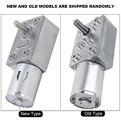 FTVOGUE DC12V Reduction Electric Motor CW/CCW Reversible High Torque Worm Geared Motor (20RPM) - Image 4