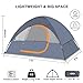 Camping Tent 2 Person, Waterproof Windproof Tent with Rainfly Easy Set up-Portable Dome Tents for Camping