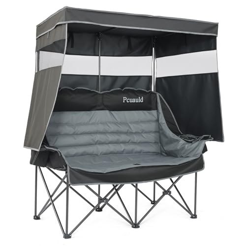 Double Camping Chair with Canopy