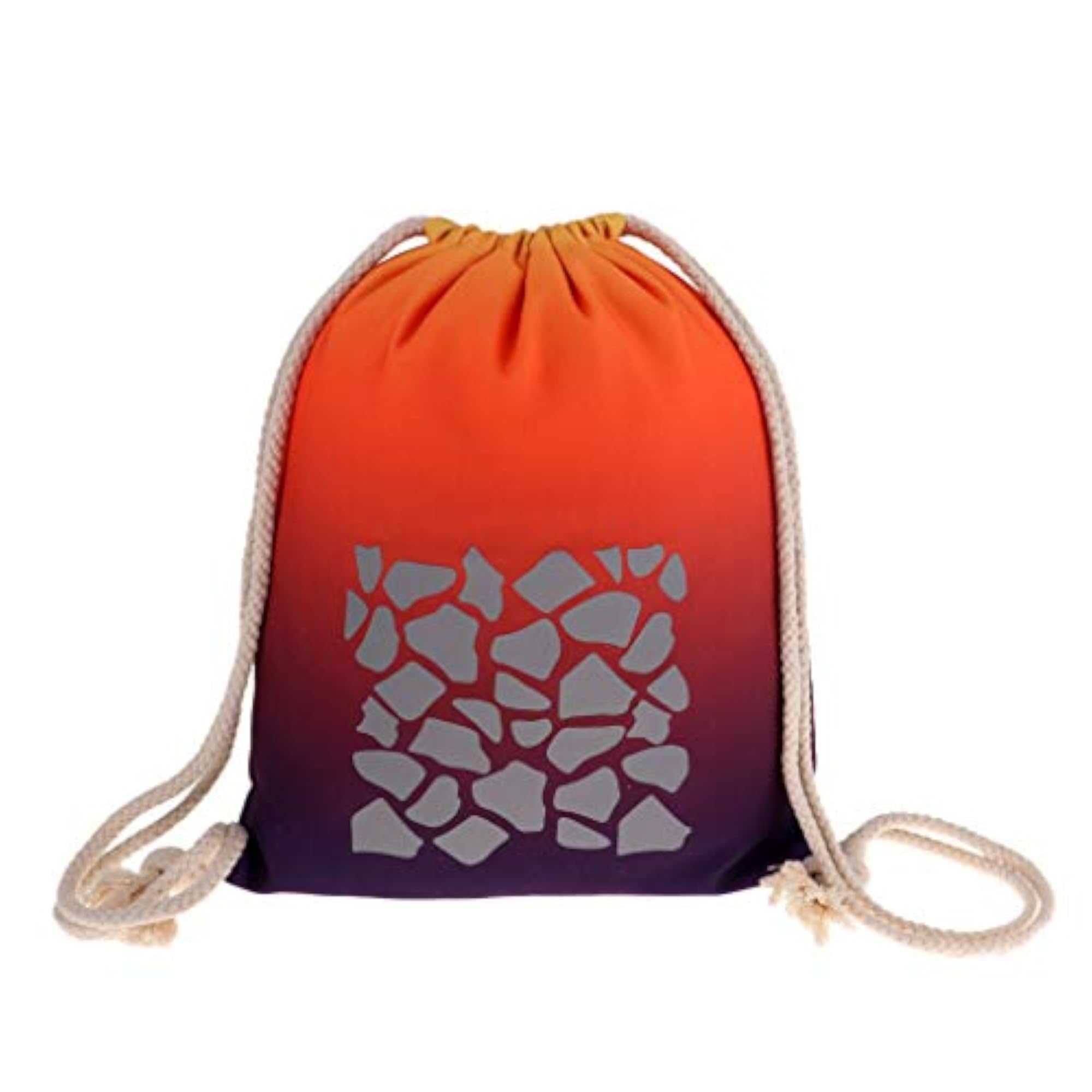 Reflective Drawstring Backpack for Gym & Sports Activities