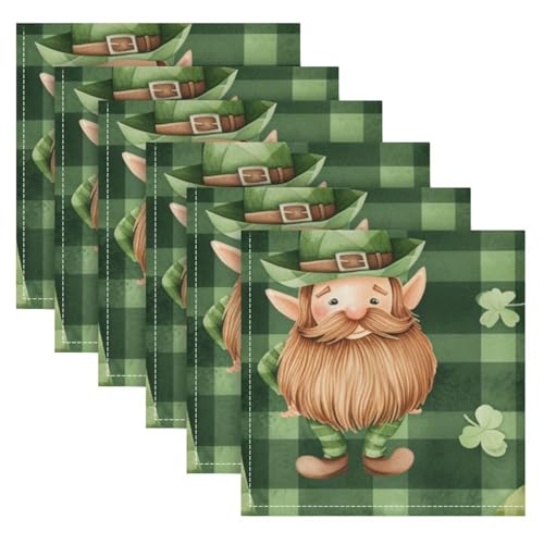 Servilletas de Tela San Patricio Pack x6 20x20 in miniatura 2