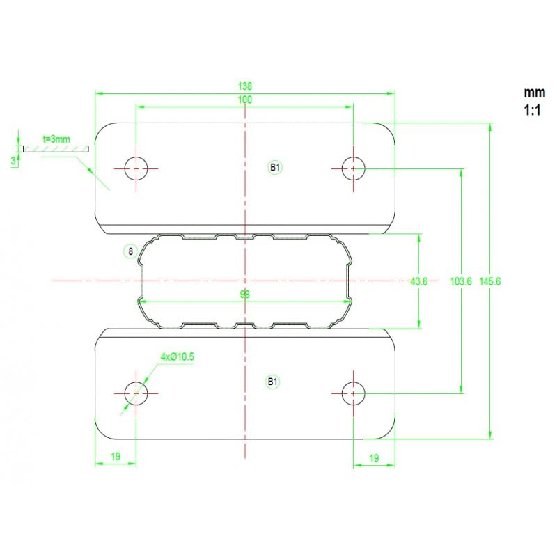 Carport Autoportant en Aluminium Blanc et Polycarbonate 6mm 13m² | Protection Véhicule avec Kit d'ancrage | 4 Poteaux Robustes, Gouttières, Anti-UV