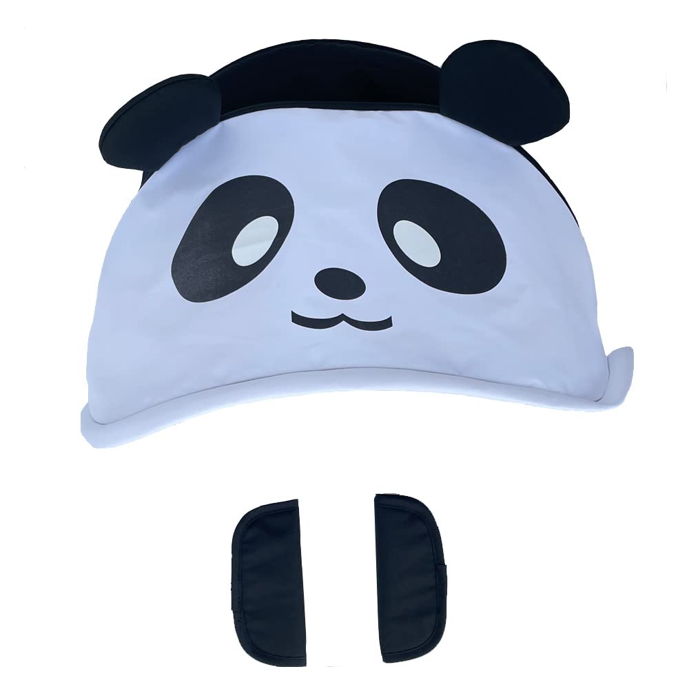 Akcesoria do wózka dziecięcego Zestaw do zmiany ubrania, osłona przeciwsłoneczna i poduszka do siedzenia Kompatybilne z wózkiem Doona (kolor panda)