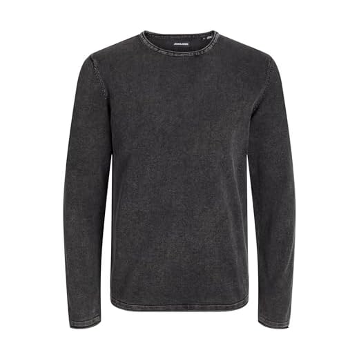 JACK & JONES Stickad tröja för män rund