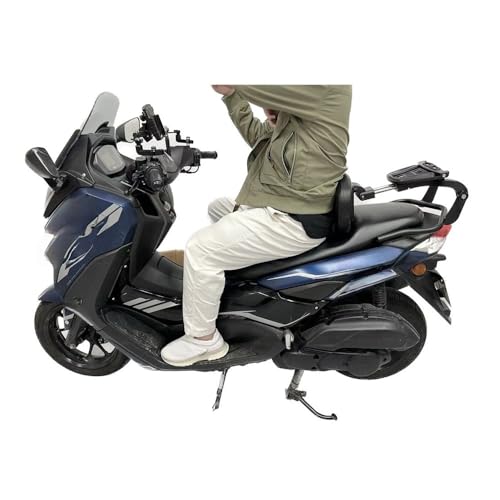 Dossier passager Nmax 155 avec support bagages moto pliant