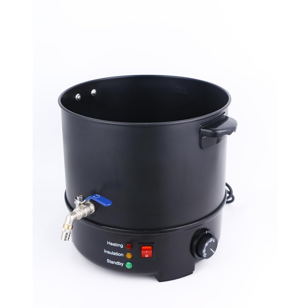 JECOLOP Wax Melter for Candle Making, 10ltr Candle Wax Melting Pot with Spout for Soy Wax Soap Base Easy Pour & Non-Stick (Wax Meter - 10 Litre) 4
