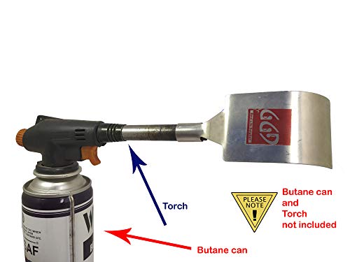 Image of STAINLESS STEEL Brazing Torch Blade, Brazing Torch Heat Guard, Flame Guard, Flame Reflector, Torch Blade, Free size for all quick fire torches (5)