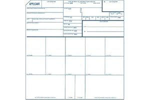 Fingerprint Cards Applicant FD-258