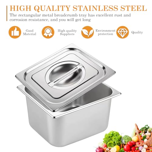 Récipient gastronorme alimentaire avec couvercle hermétique