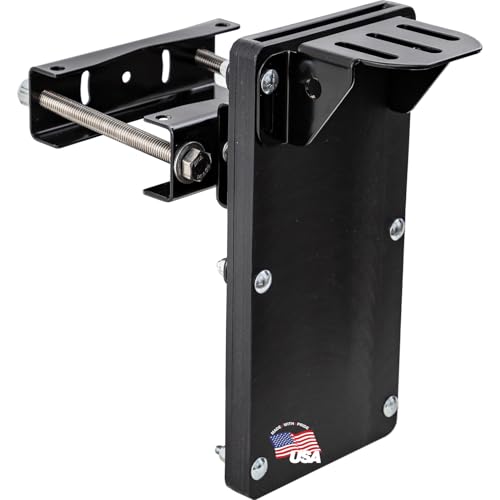 Image of Buyers Products LT26 Universal Vertical Chainsaw Mount for Open and Enclosed Landscape Trailers, Professional Chainsaw Holder for Landscapers