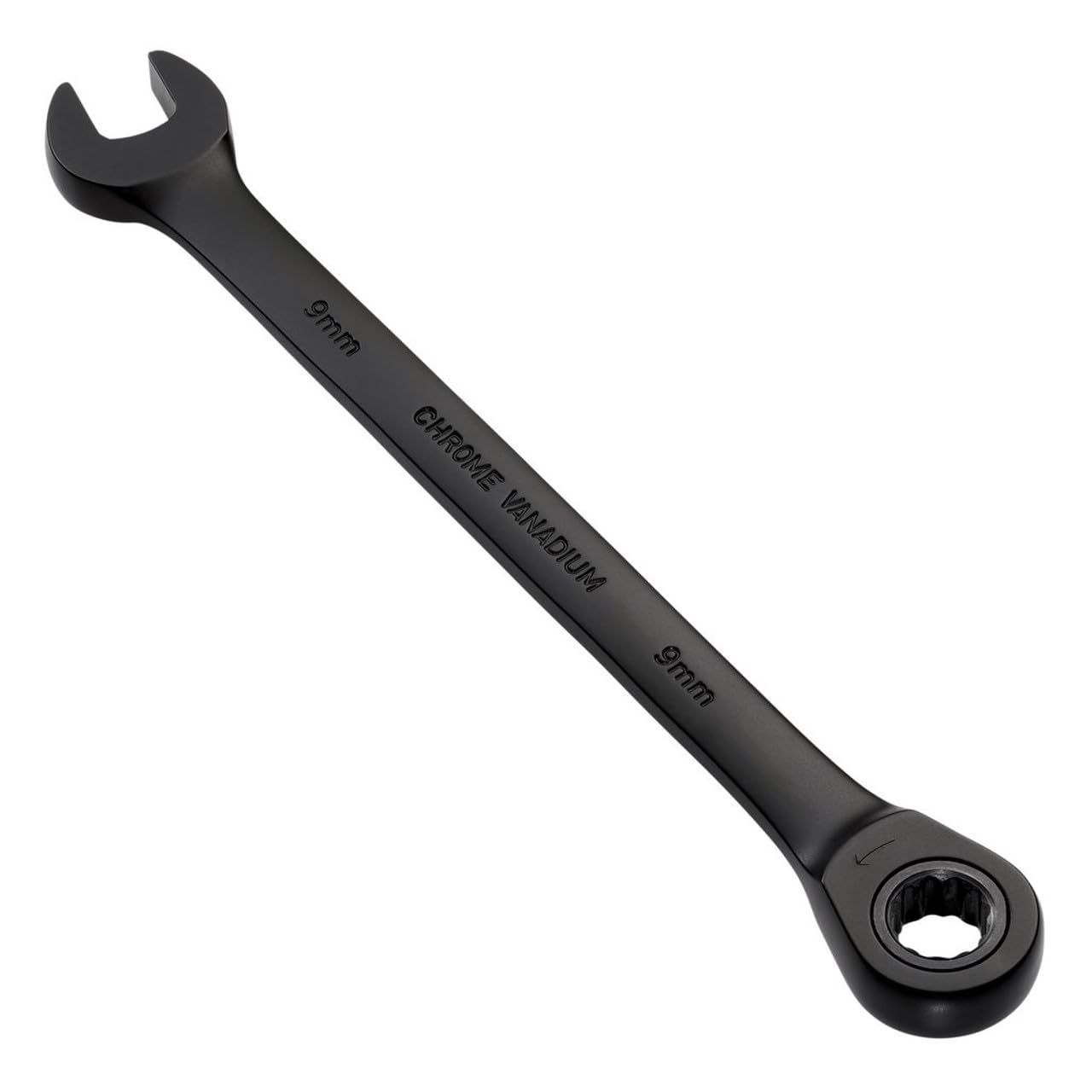 Draper 03880 Expert HI-TORQ Metric Ratchet Combination Spanner, 9mm, Black, Red and Black, 1 - Image 3