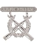 USMC Rifle Qualification Badge - Shiny (Expert)