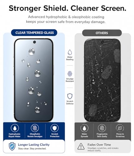 Image of Tempered Glass for Samsung M56 and F56 | 9H Hardness Screen Protector | HD Clear | Bubble Free Installation | Anti Scratch | Case Friendly Glass Guard