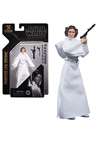 Star Wars The Black Series Archive Collection - Princess Leia Organa - Figura a Escala de 15 cm...