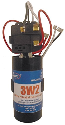 Supco Hard Start, 3 Wire, 3-1/2-4-1/2 Hp - 3W2