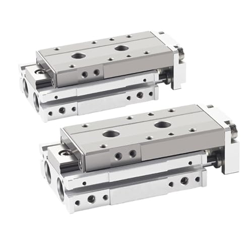 Vérin pneumatique LCG élimine le jeu mécanique glissière 20mm