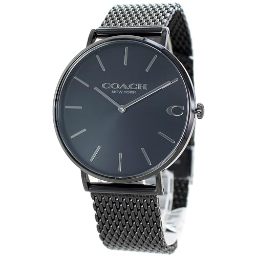 [コーチ] 腕時計 メンズ CHARLES チャールズ スリム メッシュベルト ステンレス ブレスレット 14602148 [並行輸入品]