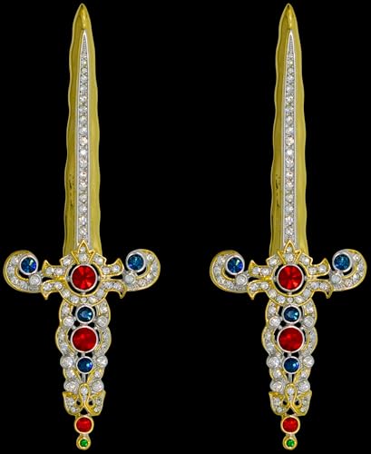 Image of Set of 2 Brooch Lapel Pins With Rhinestones