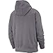 Nike Men's Sportswear Club Fleece Full Zip Hoodie, Fleece Zip-Up Hoodie Men, Charcoal Heather/Anthracite/White, M