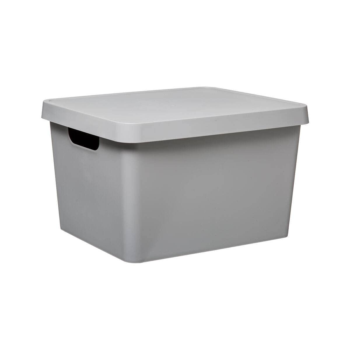 Boite mat 17l gris H confort xl pour dressing ordonné