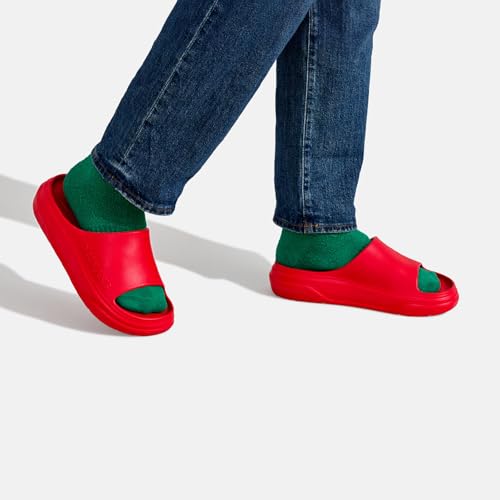 Image of Neeman's Cushers Slides for Men | CushyVerse Cushioned Waterproof Chappal | Arch Support Flip Flops & Sliders | Bounce Back Soft Cushioning Slipper for Daily Use