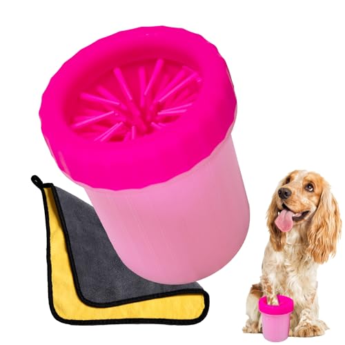 KDOTS Pfotenreiniger aus Silikon, Hunde Sachen, Zubehör für kleine und mittelgroße Hunde