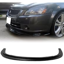 Front Bumper Lip Chin Spoiler, Compatible with 2005-2006 Nissan Altima Not Fit SE-R Models, MDP Style PolyurethanePU Front Lower Splitter Protector, Unpainted Black, 1 PC