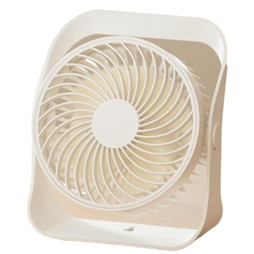 Uxsjakjsd Ventilador de Escritorio para Pared, Portátil, Recargable, de Mano, de Cuatro Velocidades, Color