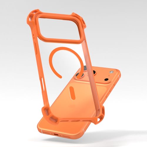 Étui de luxe pour iPhone 17 Pro Max en acrylique transparent antichoc
