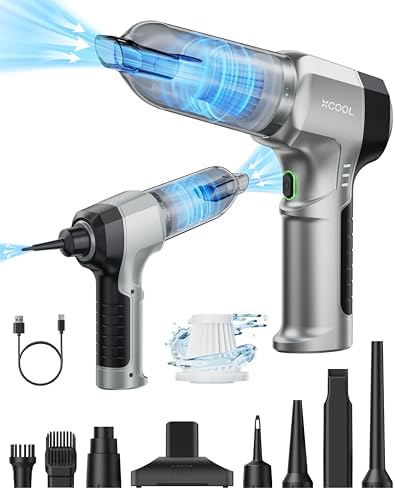 CHOLANG 18000Pa Cordless Handheld Vacuum Cleaner - 4-in-1 Car Vac With Brushless Motor, 6000mAh Battery, Type-C Charging, Air Duster & Pump For Home, Office & Auto - View #11